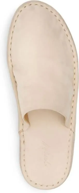 Marsèll round-toe leather mules Neutrals