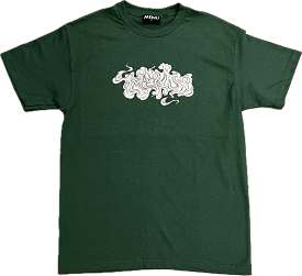 Menu Smokey T-Shirt - Forest Green