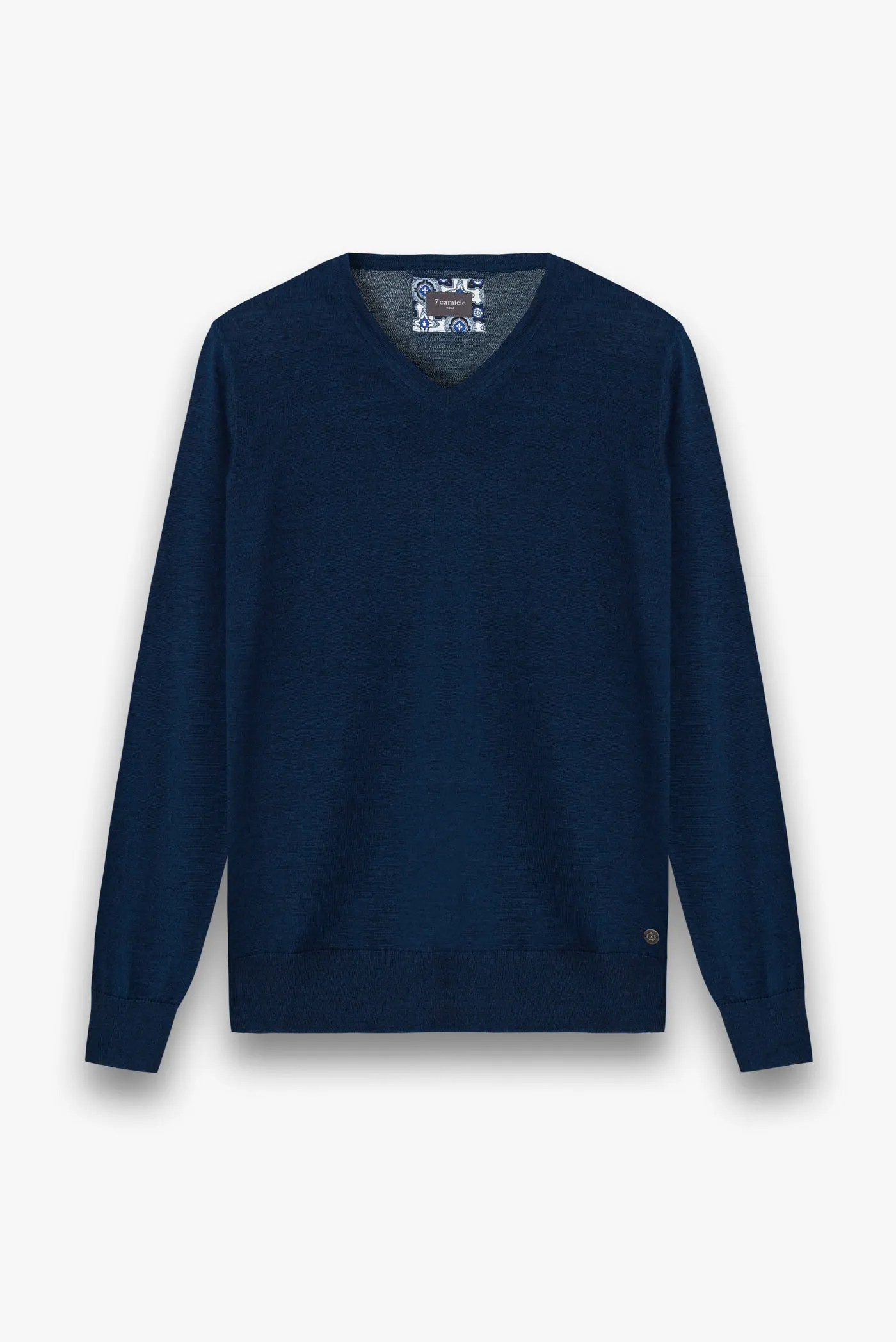 Merino's Blend Man Sweater Blue