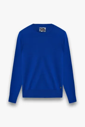 Merino's Blend Man Sweater Navy Blue