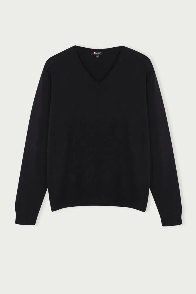 Microfiber Man Sweater Black