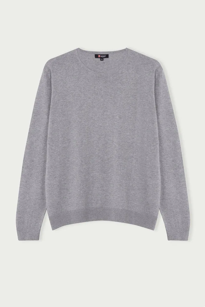 Microfiber Man Sweater Grey