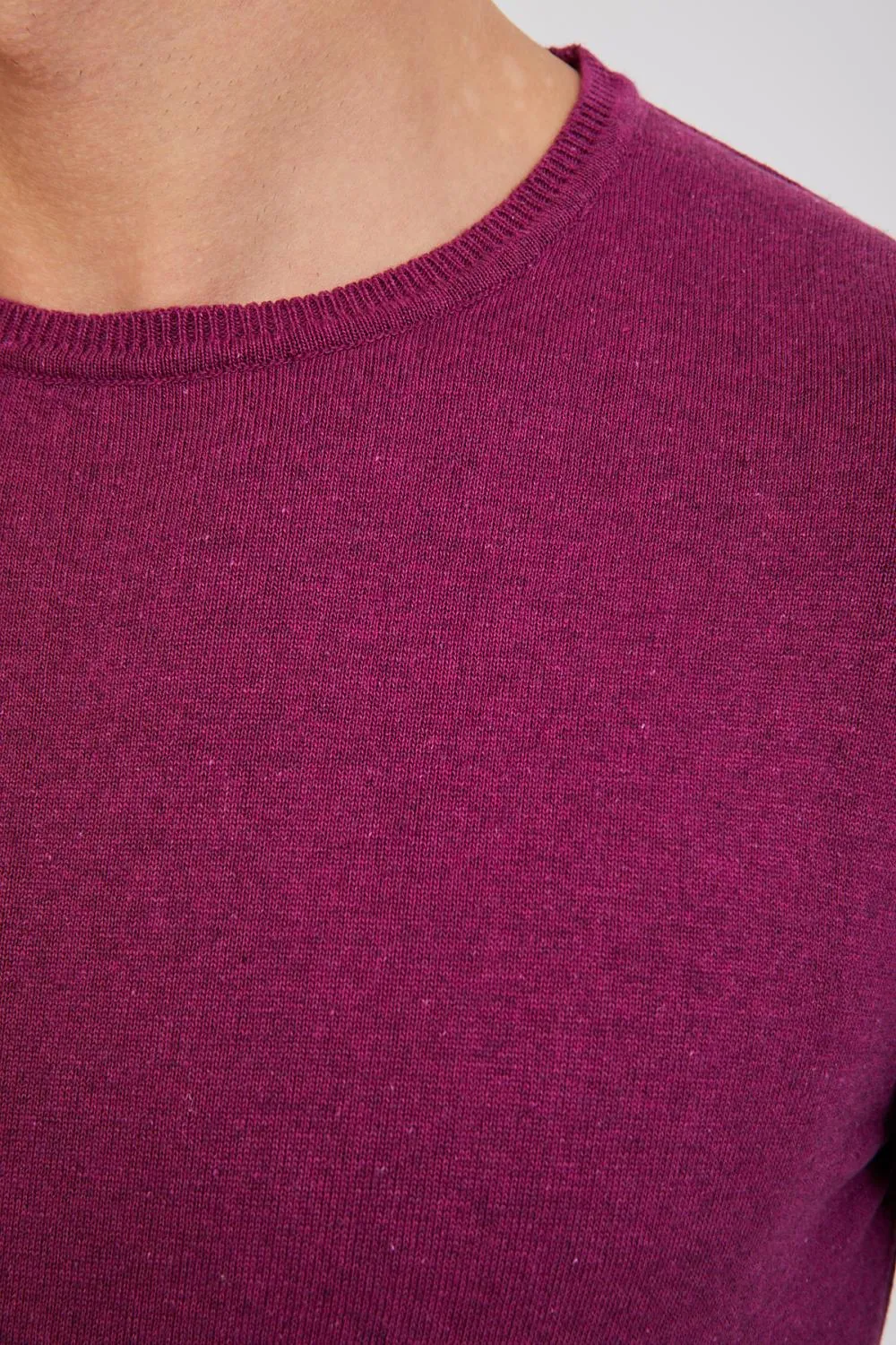 Microfiber Man Sweater Purple