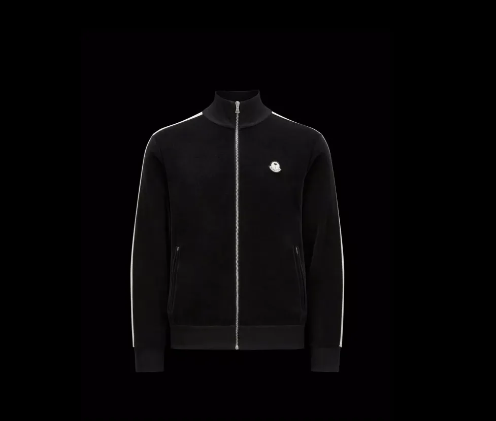 MONCLER  |Chenille Zip-Up Sweatshirt