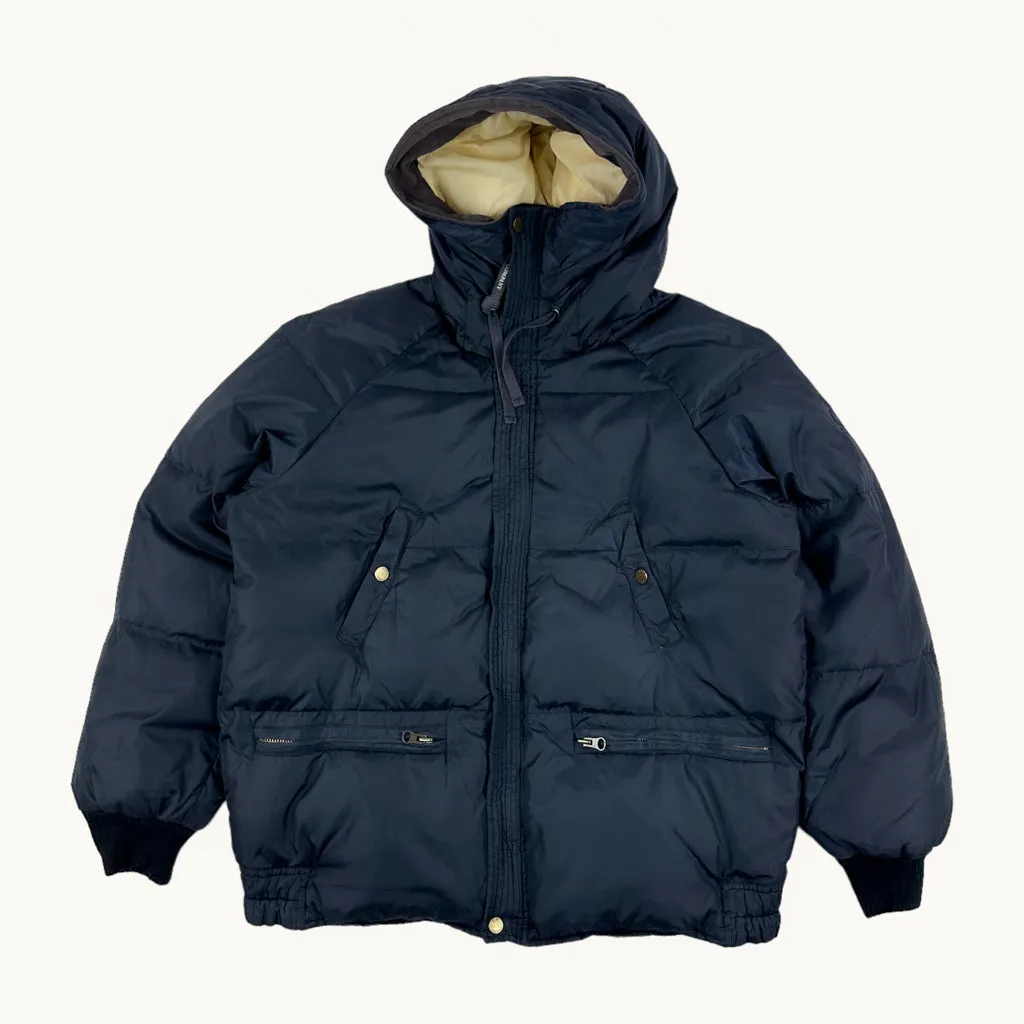 Navy Blue 90s CP Company Piuma Doca Puffer Jacket Coat (L)