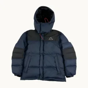 Navy Blue 90s Kappa Puffer Jacket Coat (S)