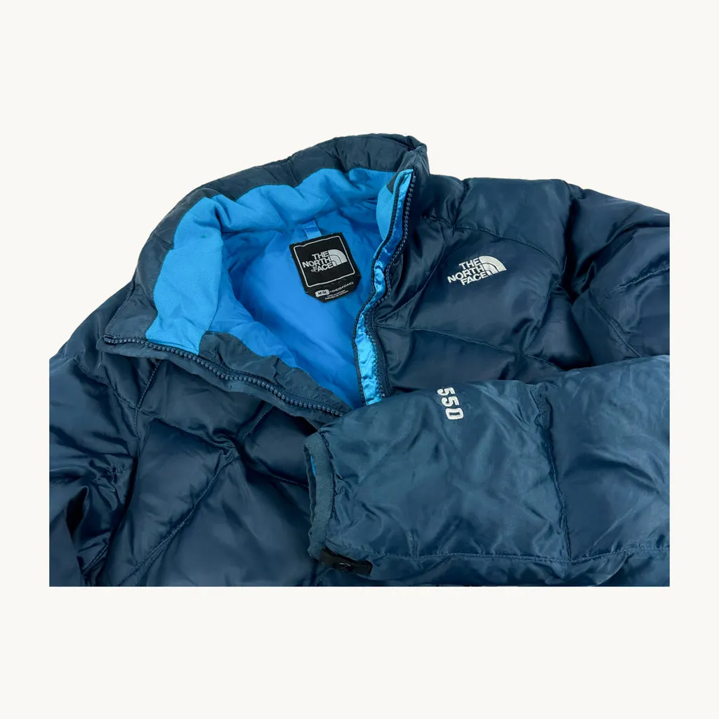 Navy Blue 90s The North Face 550 Series Puffer Jacket Coat (M)