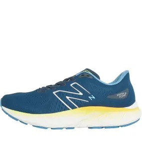 New Balance Mens Fresh Foam X Evoz V3 2E Wide Fit Neutral Running Shoes Navy/White