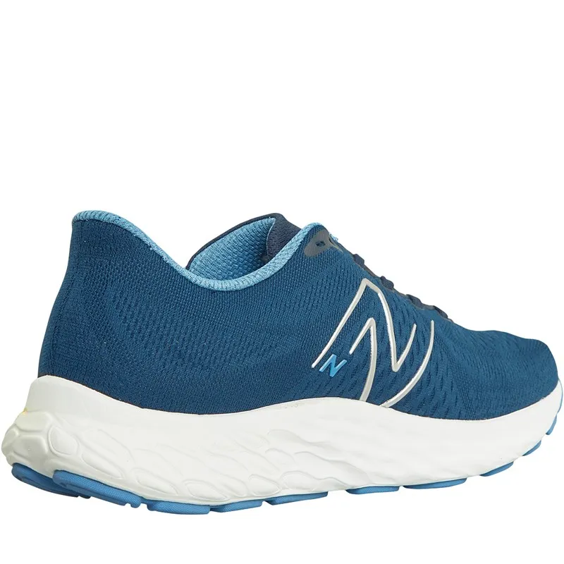 New Balance Mens Fresh Foam X Evoz V3 2E Wide Fit Neutral Running Shoes Navy/White