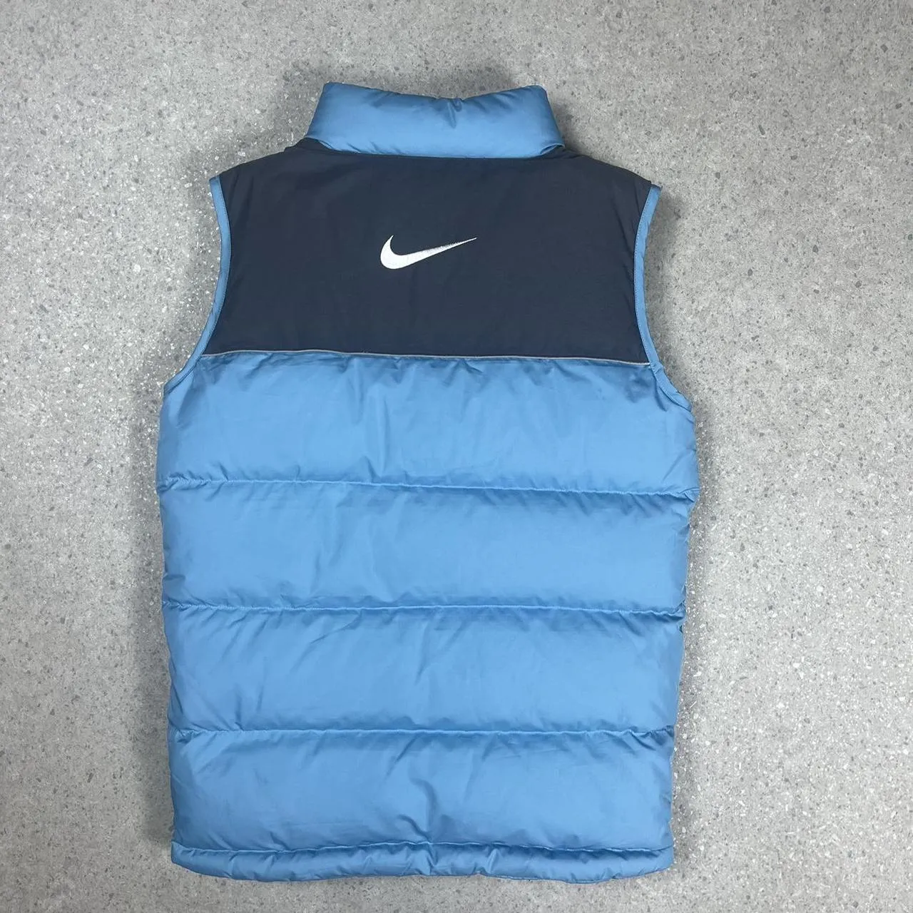 Nike blue puffer gilet