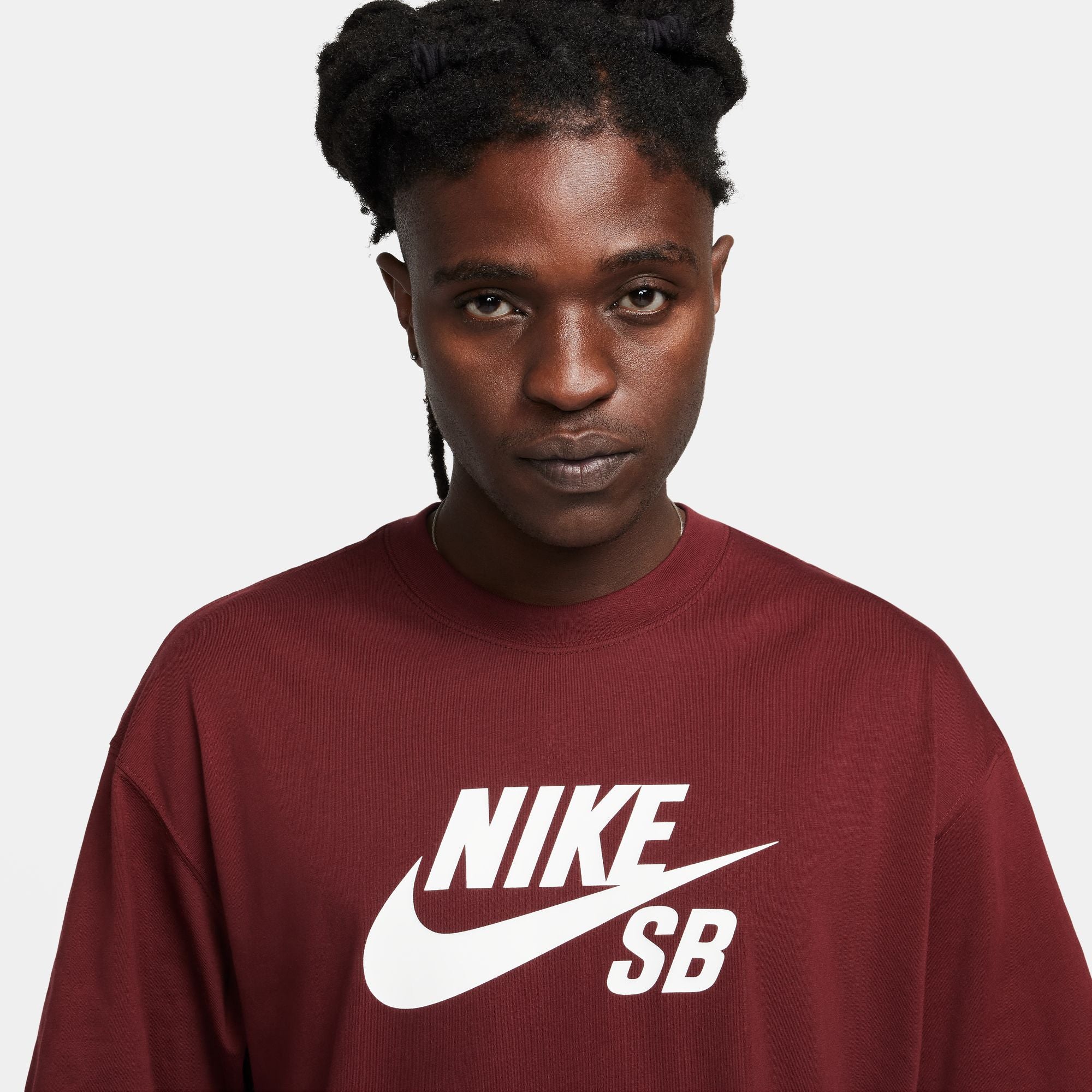 Nike SB Icon Logo Tee - Dk. Team Red