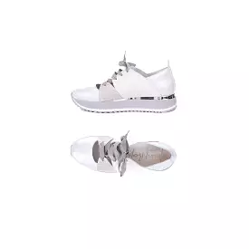 Open-Air Sneaker Metal Sport Cervo Chalk White