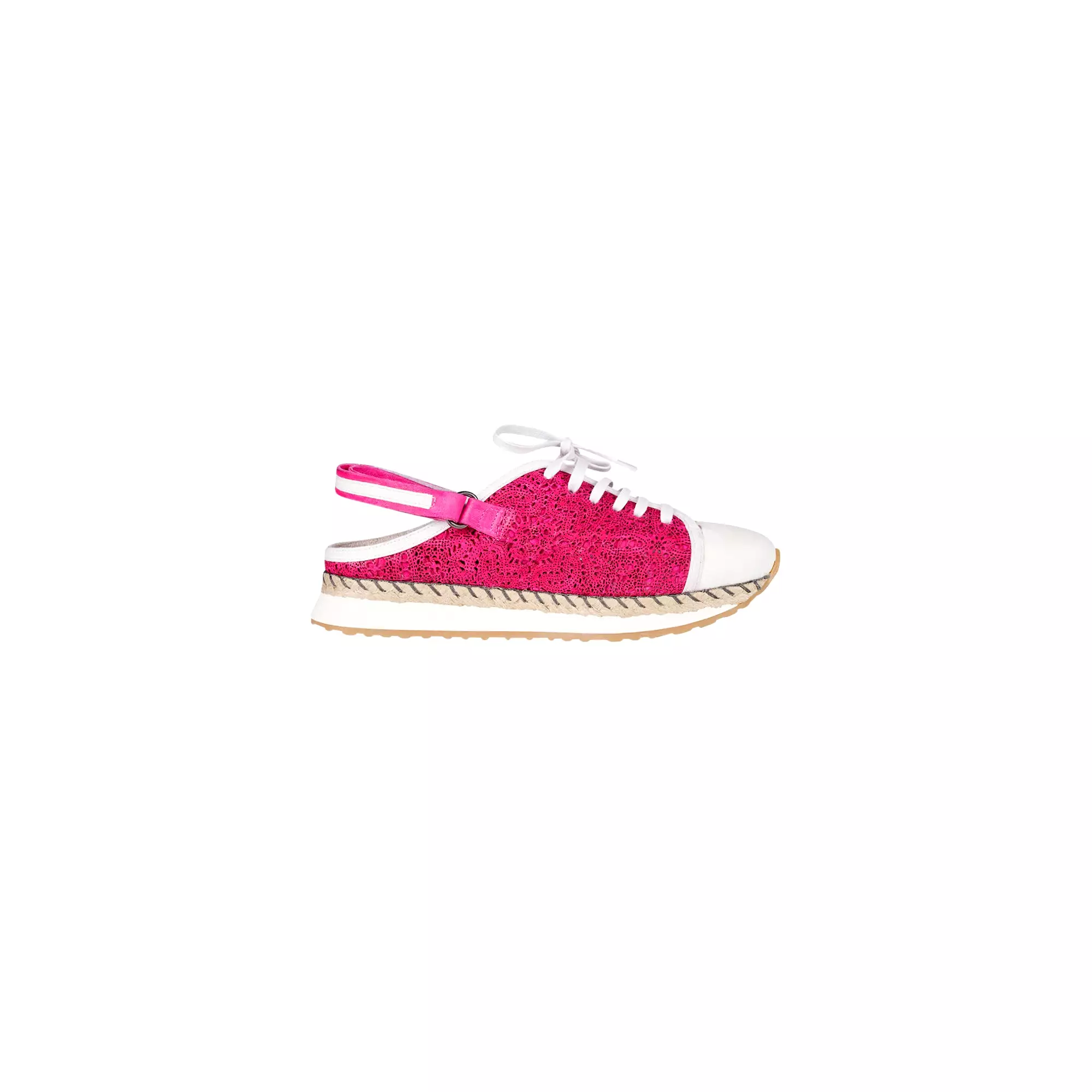 Open Back Sneaker Burano Fuchsia