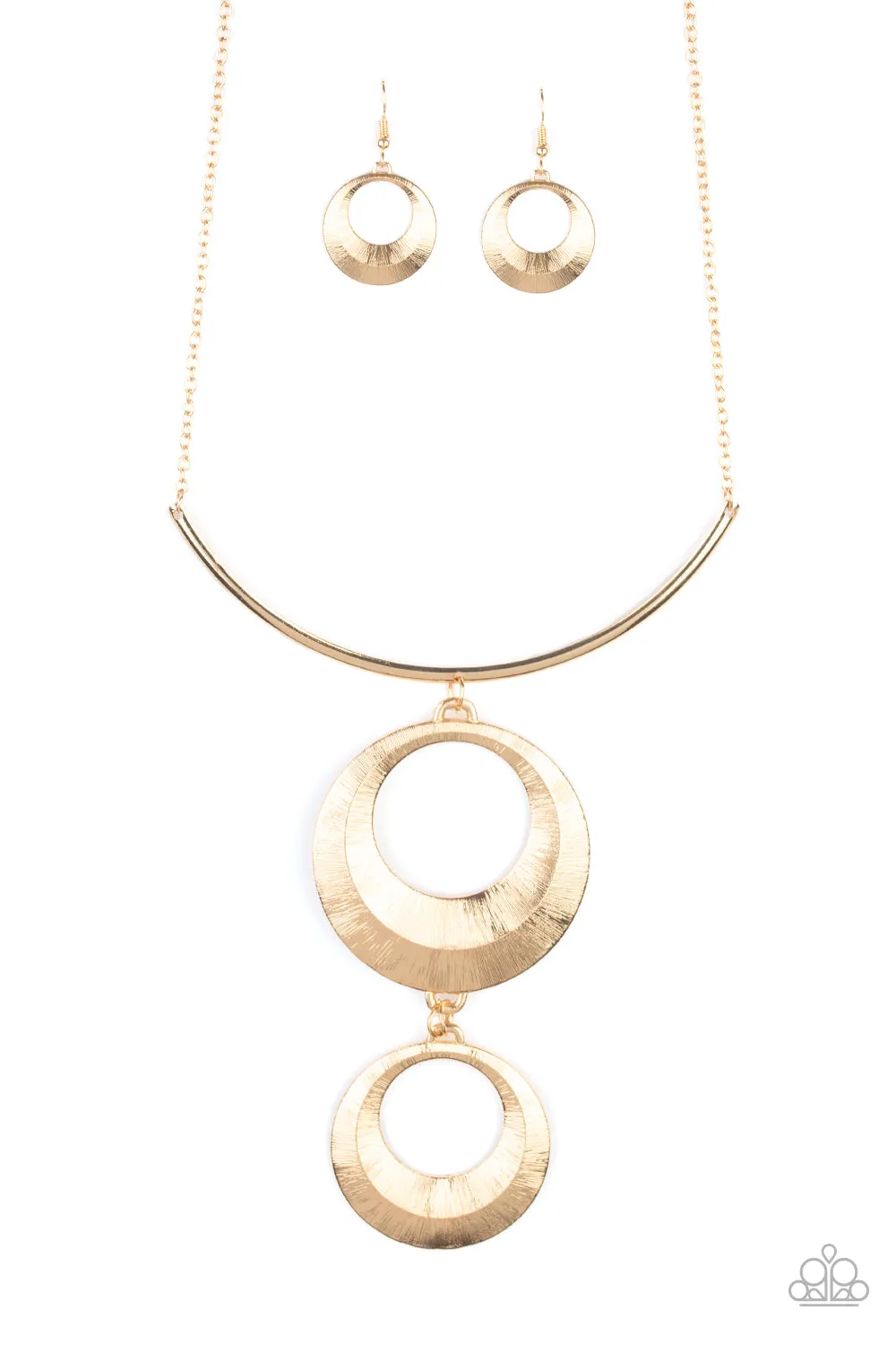 Paparazzi Accessories - Egyptian Eclipse - Gold Necklace