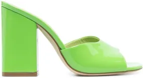 Paris Texas Anja open-toe 105mm mules Green