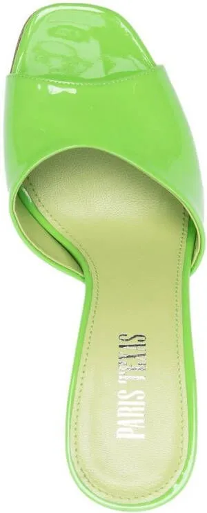 Paris Texas Anja open-toe 105mm mules Green