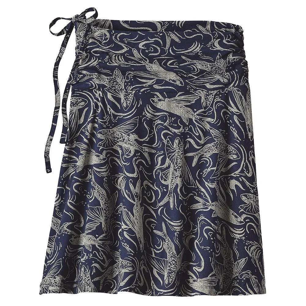 Patagonia Women's Lithia Skirt - Fish Splash: Navy Blue