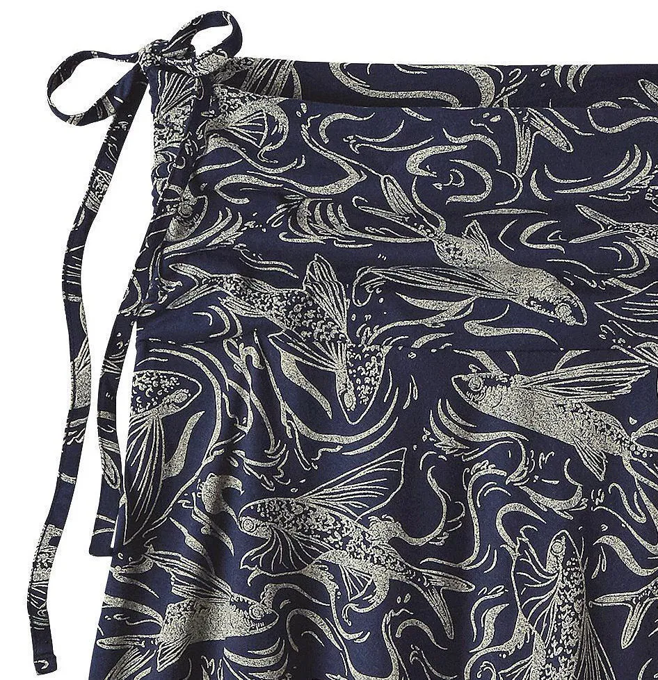 Patagonia Women's Lithia Skirt - Fish Splash: Navy Blue