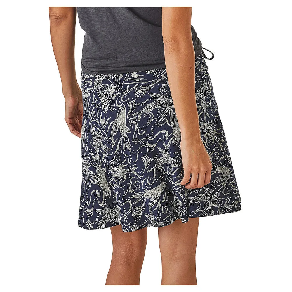 Patagonia Women's Lithia Skirt - Fish Splash: Navy Blue