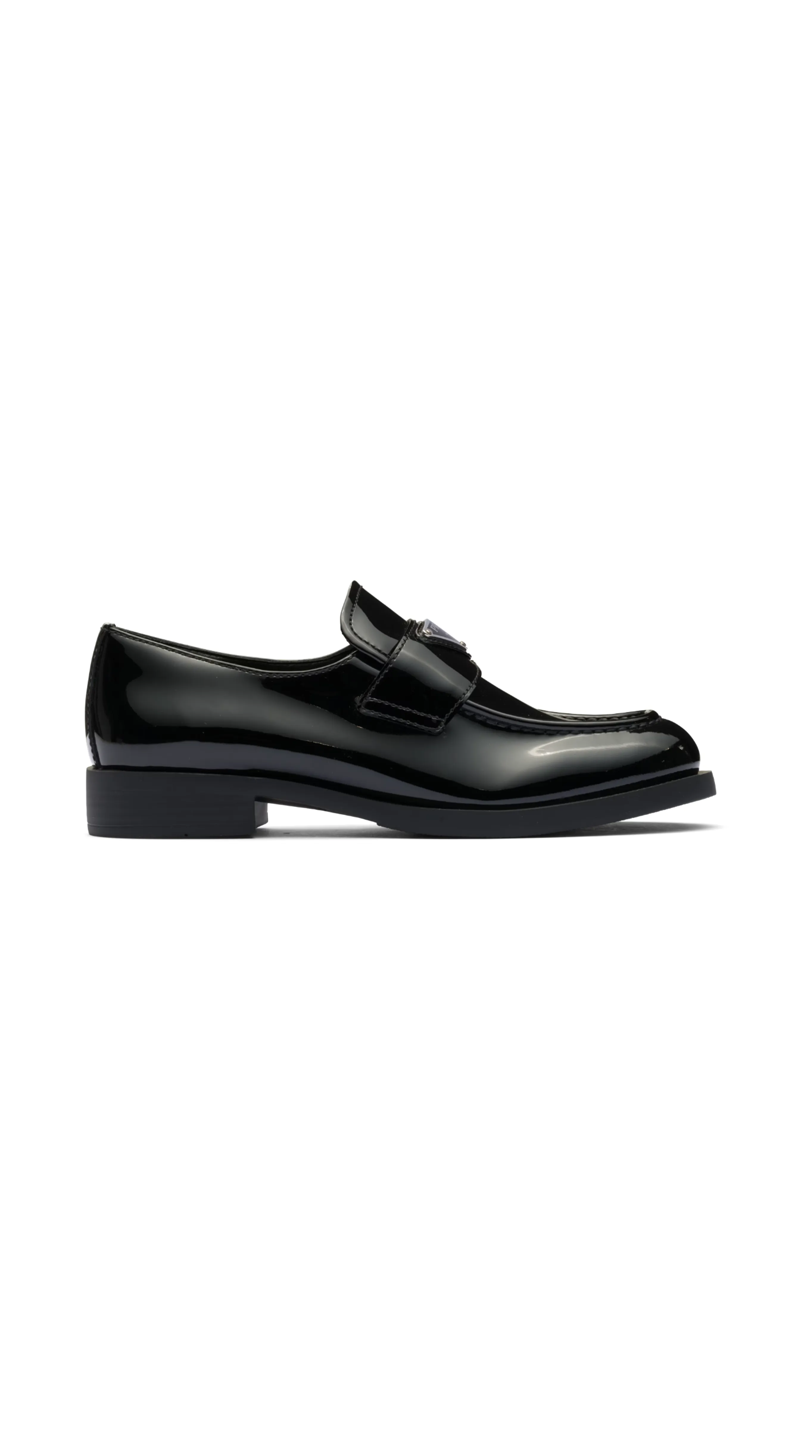 Patent Leather Loafers - Black