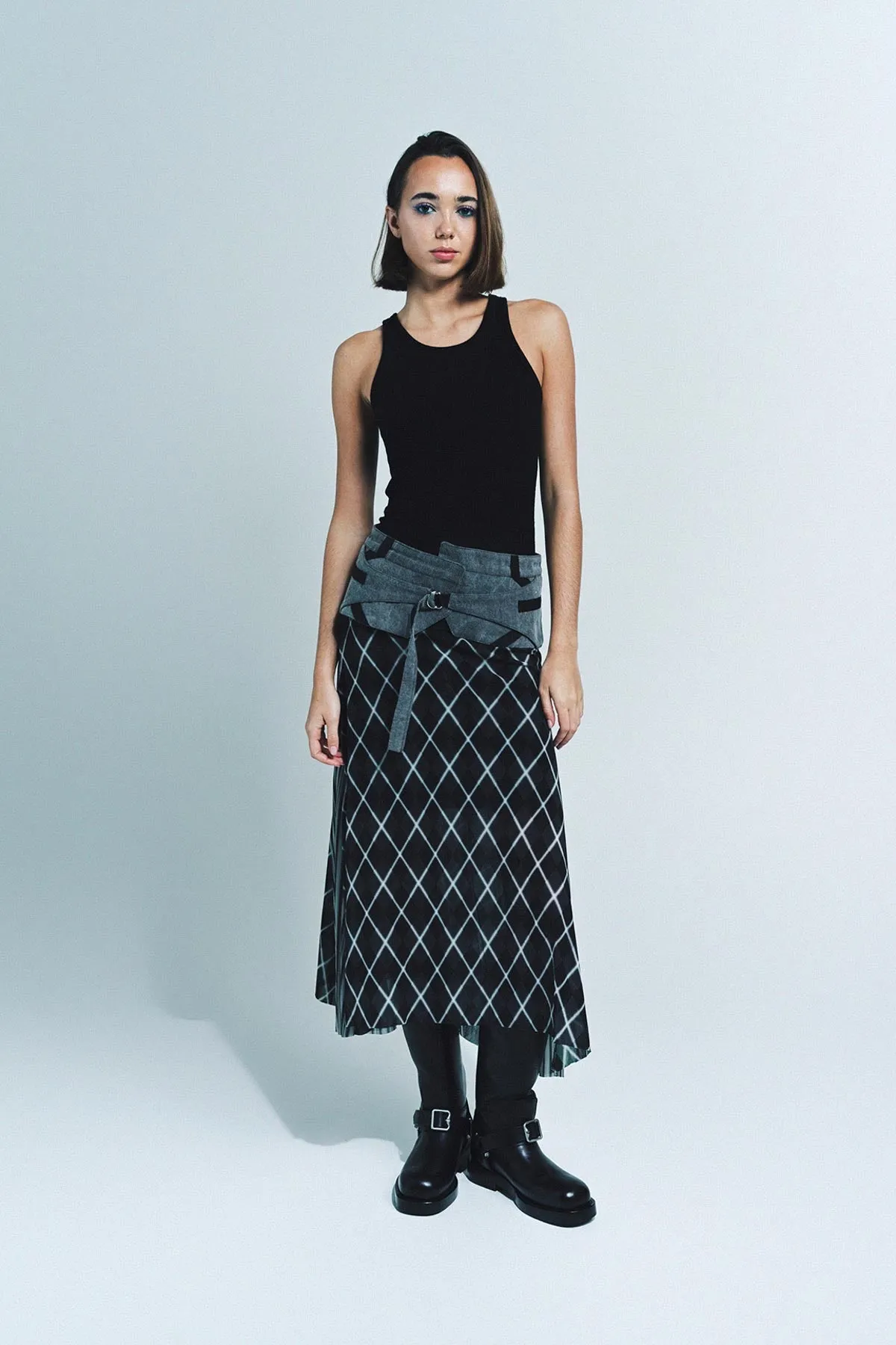 PAULA CANOVAS DEL VAS | POLO MESH SKIRT