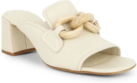 Pedro Garcia Umita leather mules Neutrals