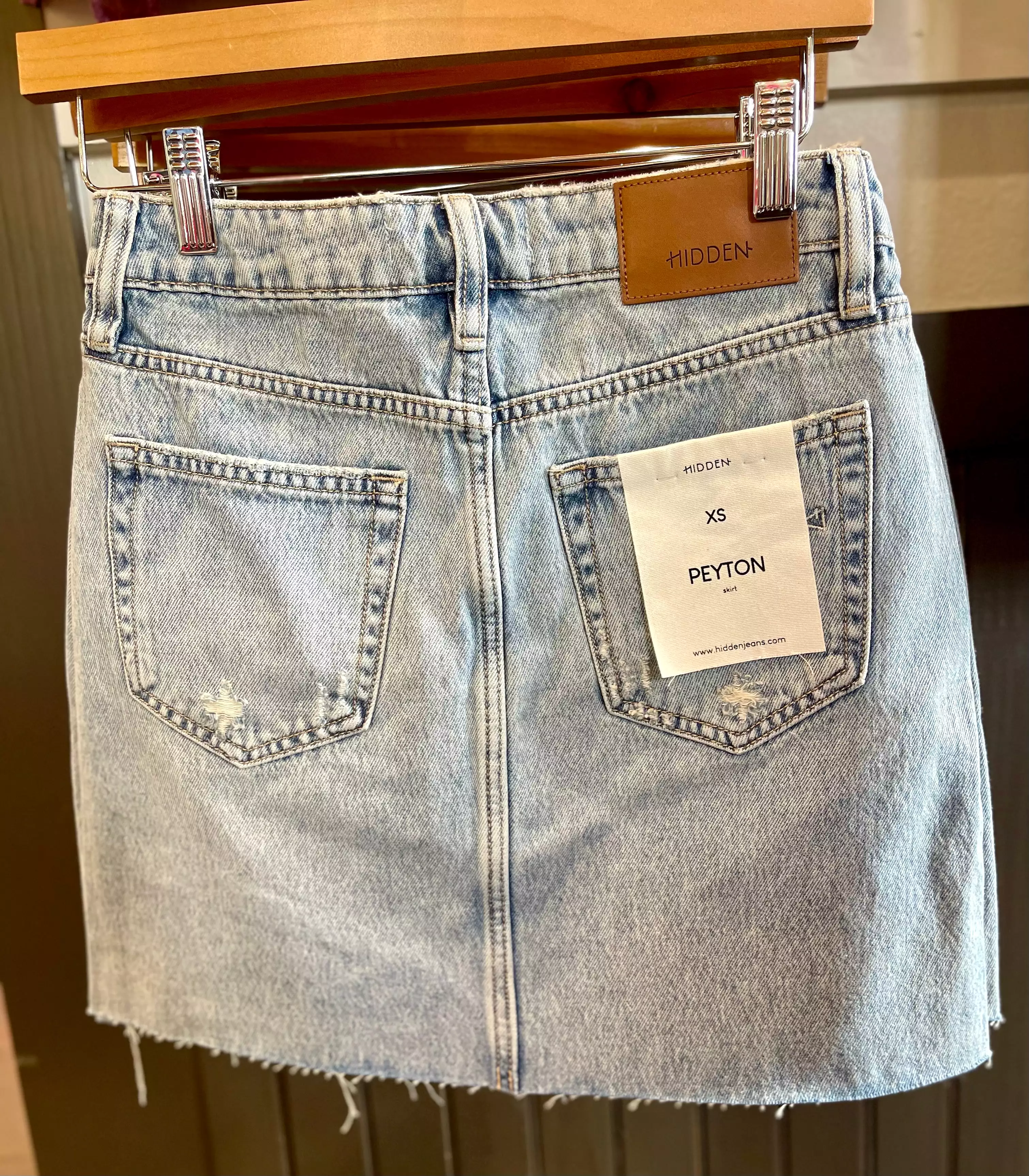 Peyton Denim Mini Skirt