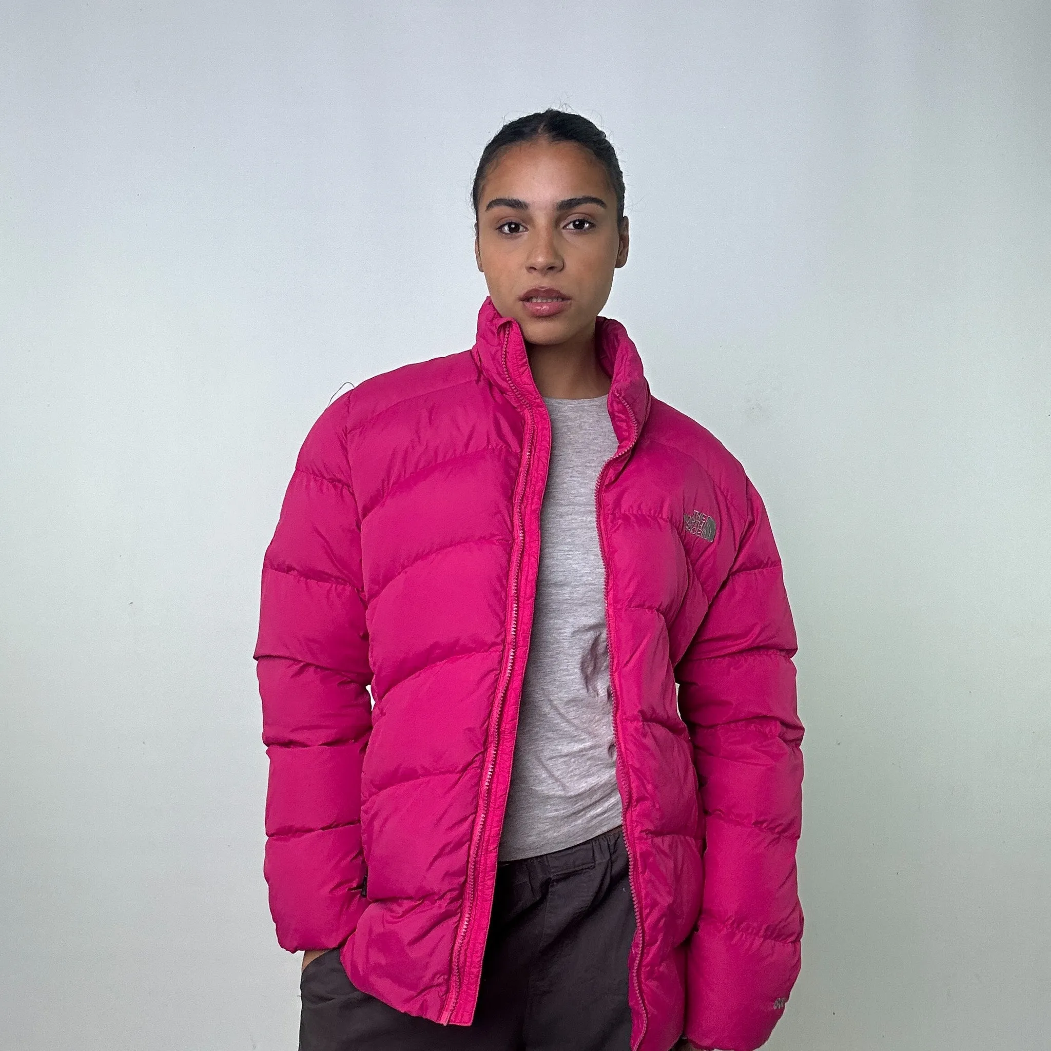 Pink 90s The North Face 800 Summit Series Puffer Jacket Coat (L)