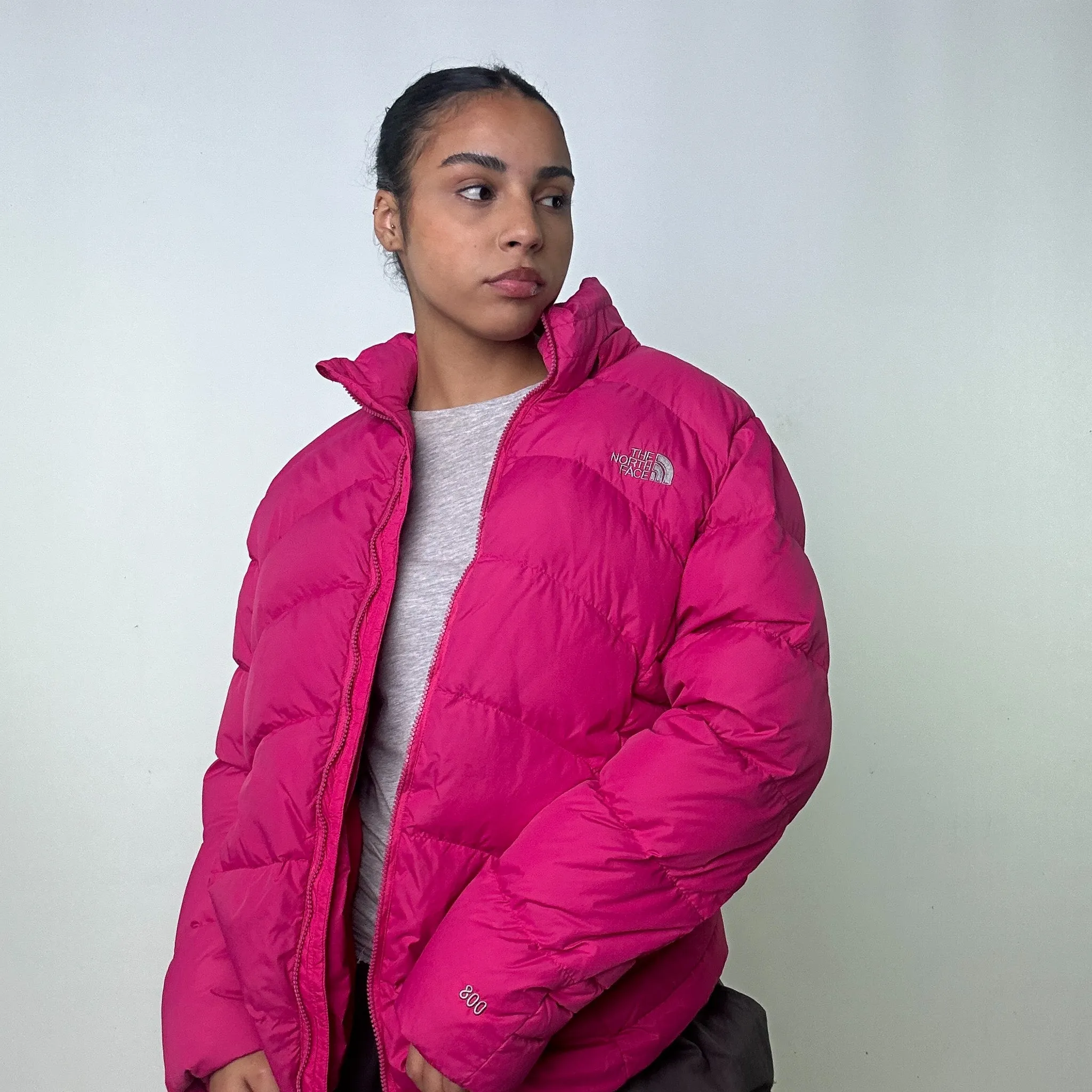 Pink 90s The North Face 800 Summit Series Puffer Jacket Coat (L)