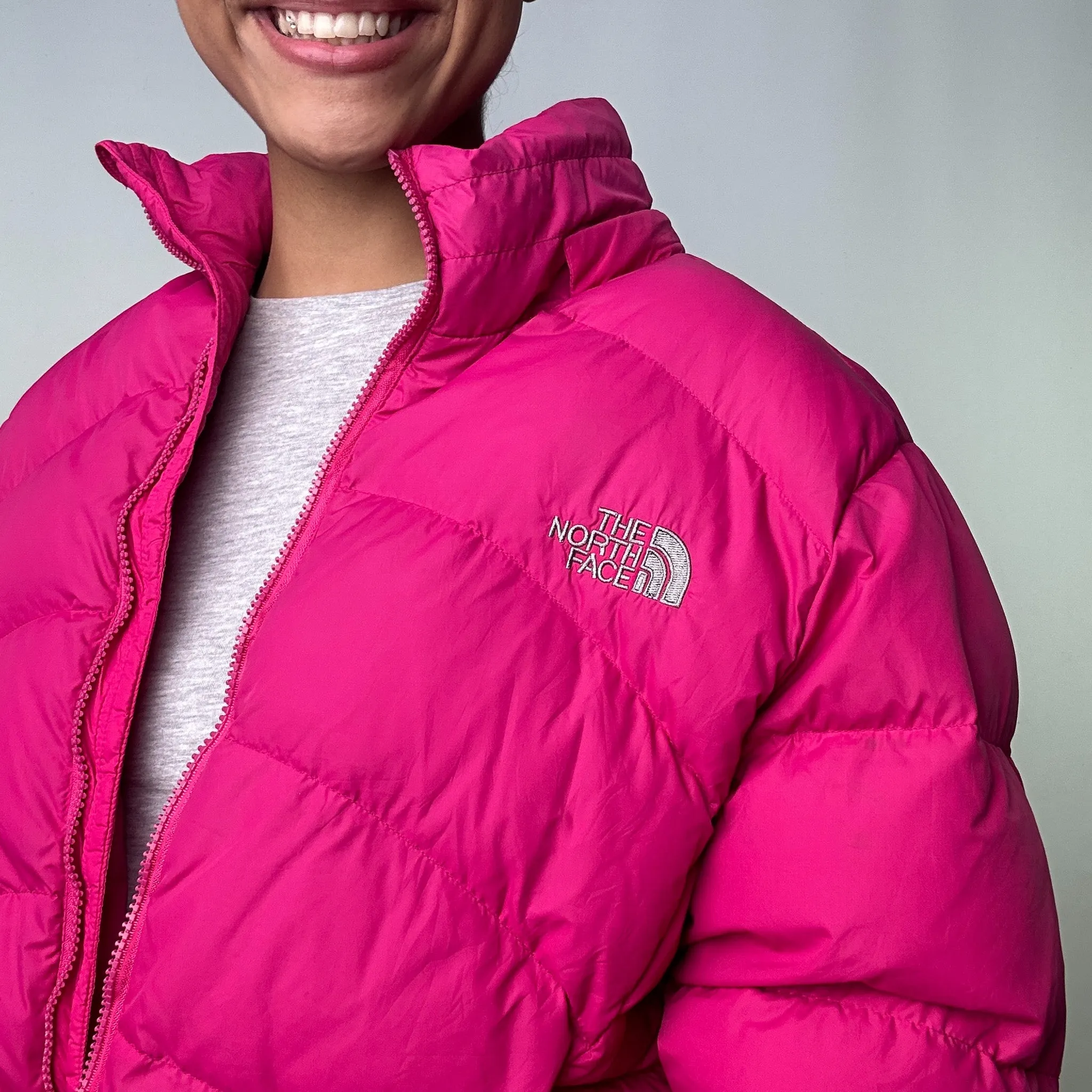 Pink 90s The North Face 800 Summit Series Puffer Jacket Coat (L)