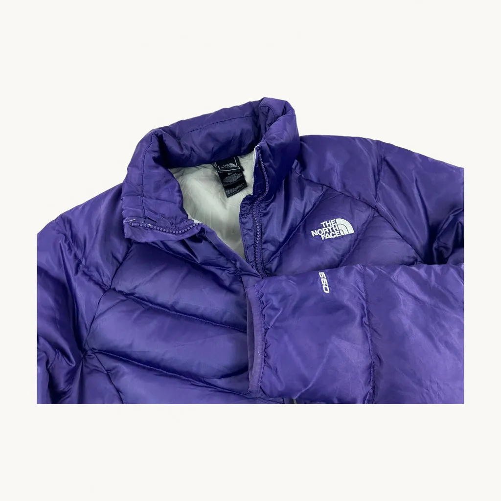 Purple y2ks The North Face 550 Series Puffer Jacket Coat (S)