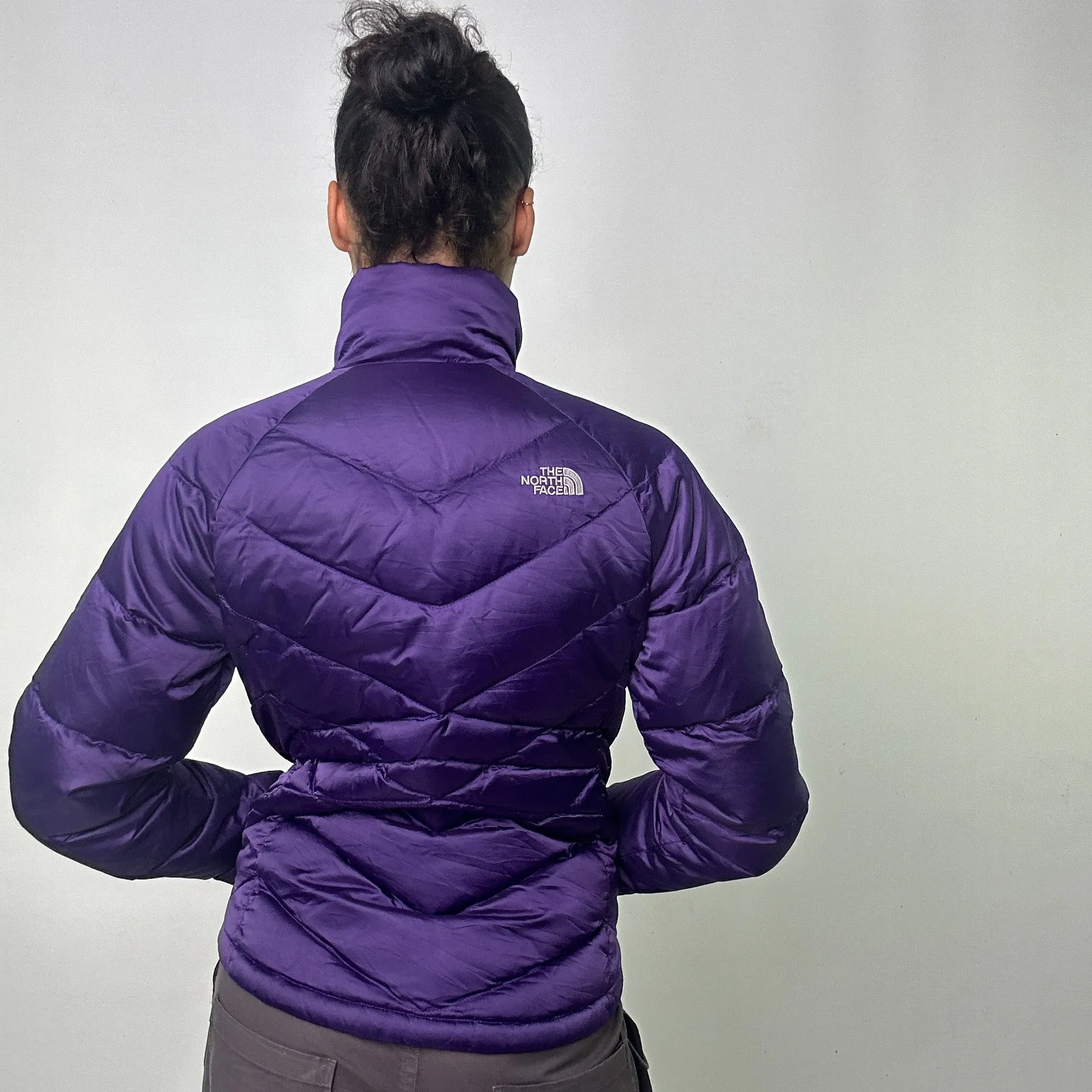 Purple y2ks The North Face 550 Series Puffer Jacket Coat (S)