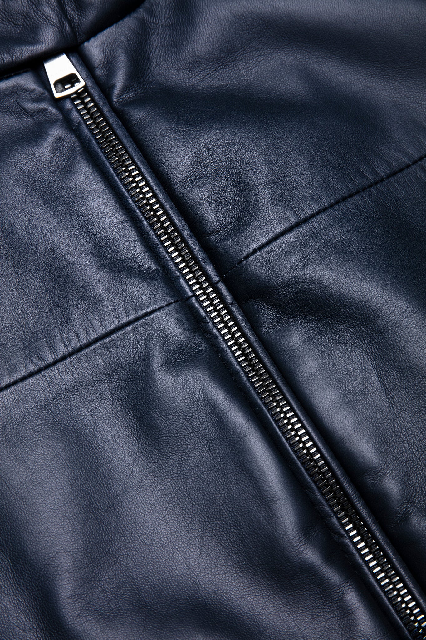 Remon soft-leather jacket in matt soft lamb (dark blue)