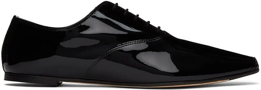 Repetto Black Patent Roy Oxfords