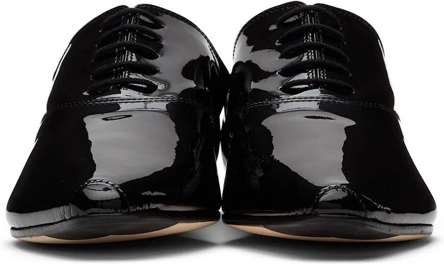 Repetto Black Patent Roy Oxfords