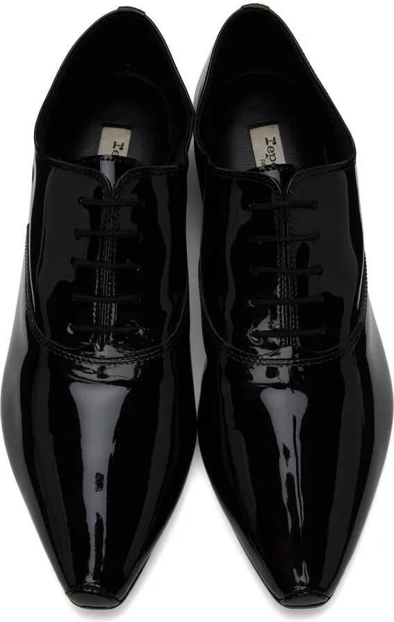 Repetto Black Patent Roy Oxfords