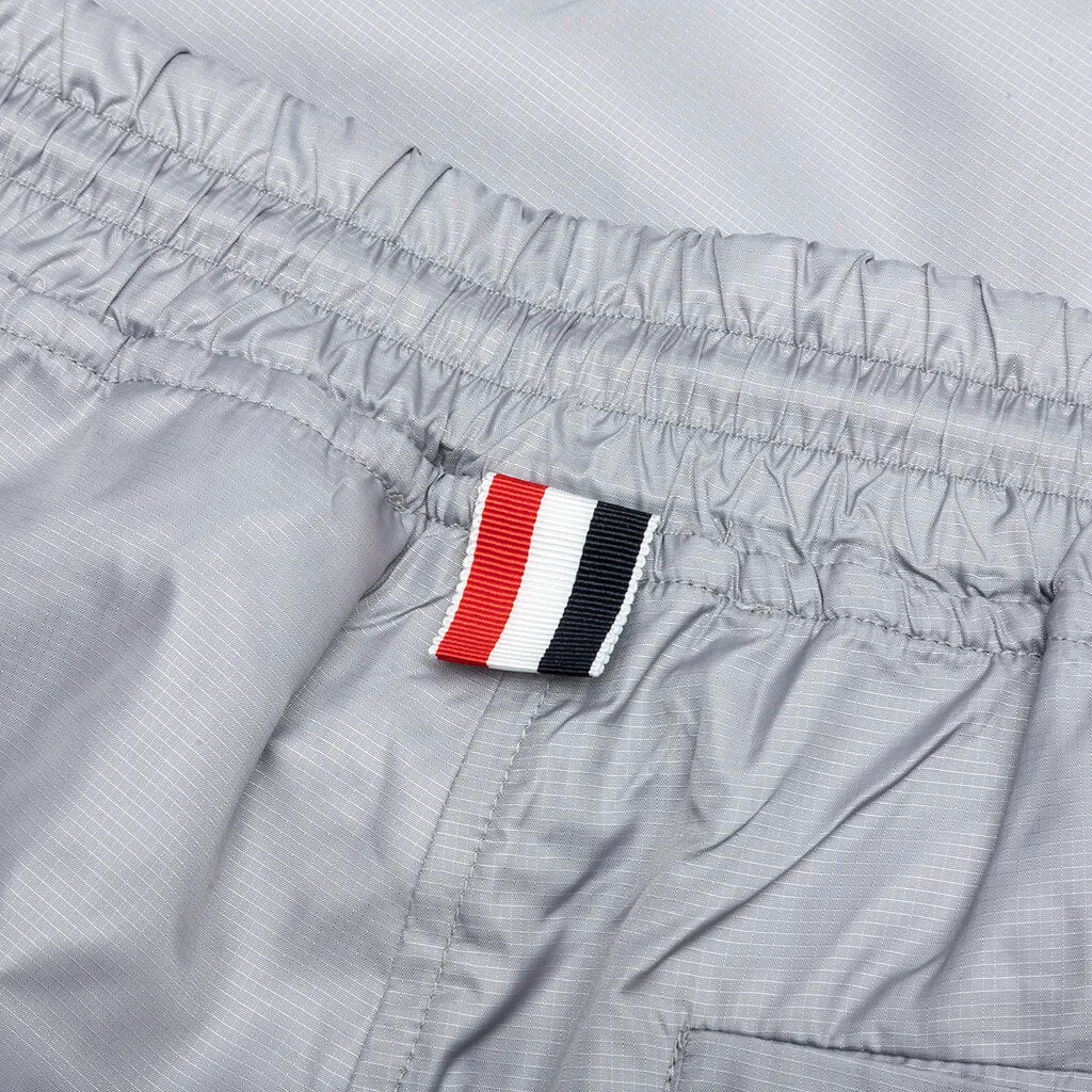 Ripstop RWB Side Stripe Track Pants - Light Grey