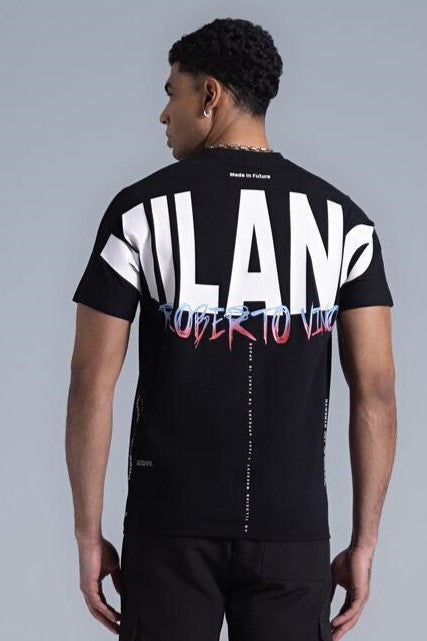 ROBERTO VINO Big logo T-shirt (BLACK)