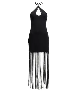 Rotate Birger Christensen    Rotate Birger Christensen Sunday Capsule Bead Fringed Dress