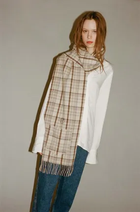 Schatter Scarf - Brown Check