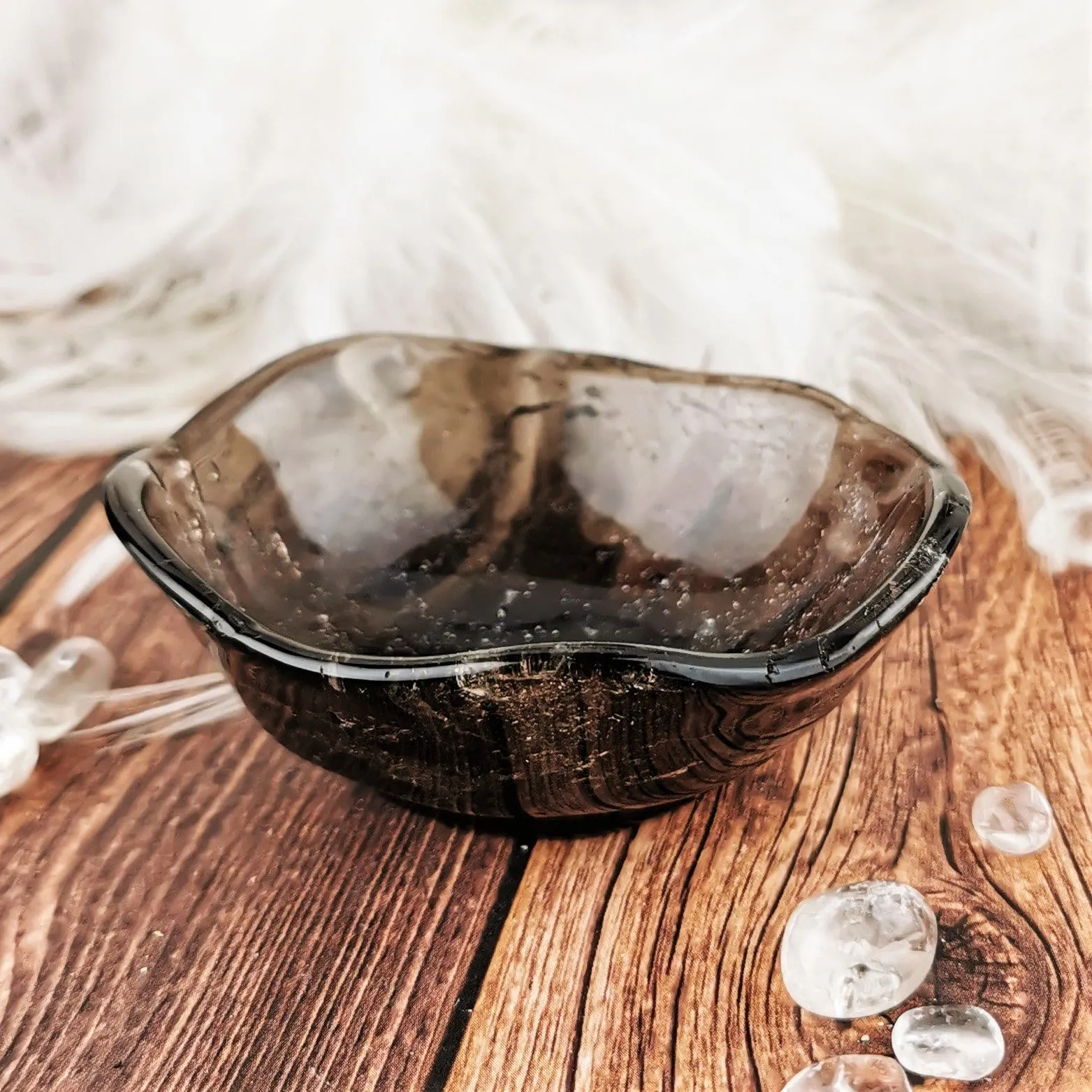 Smoky Quartz Crystal Bowls