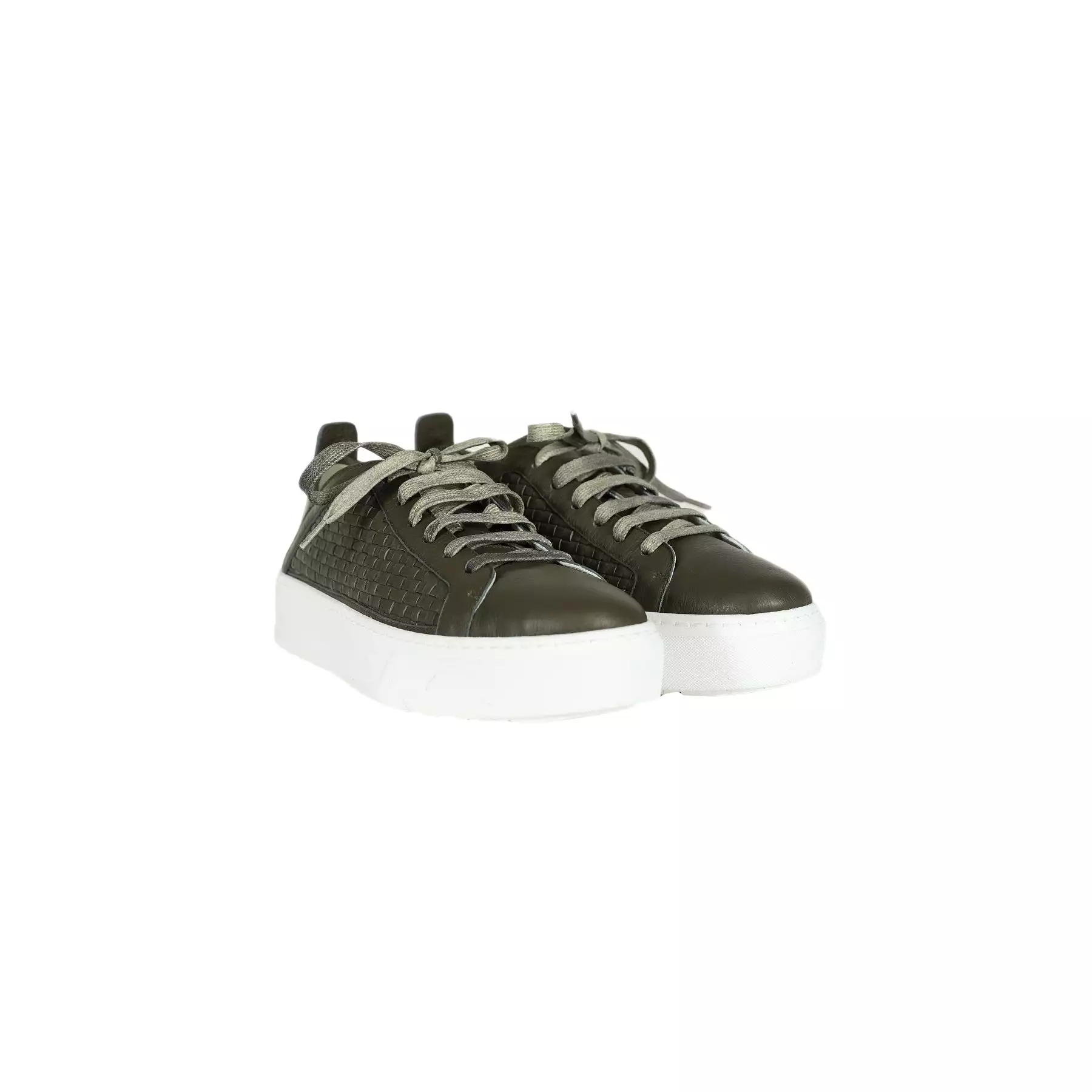 Sneaker Intreccio Soft Military Green