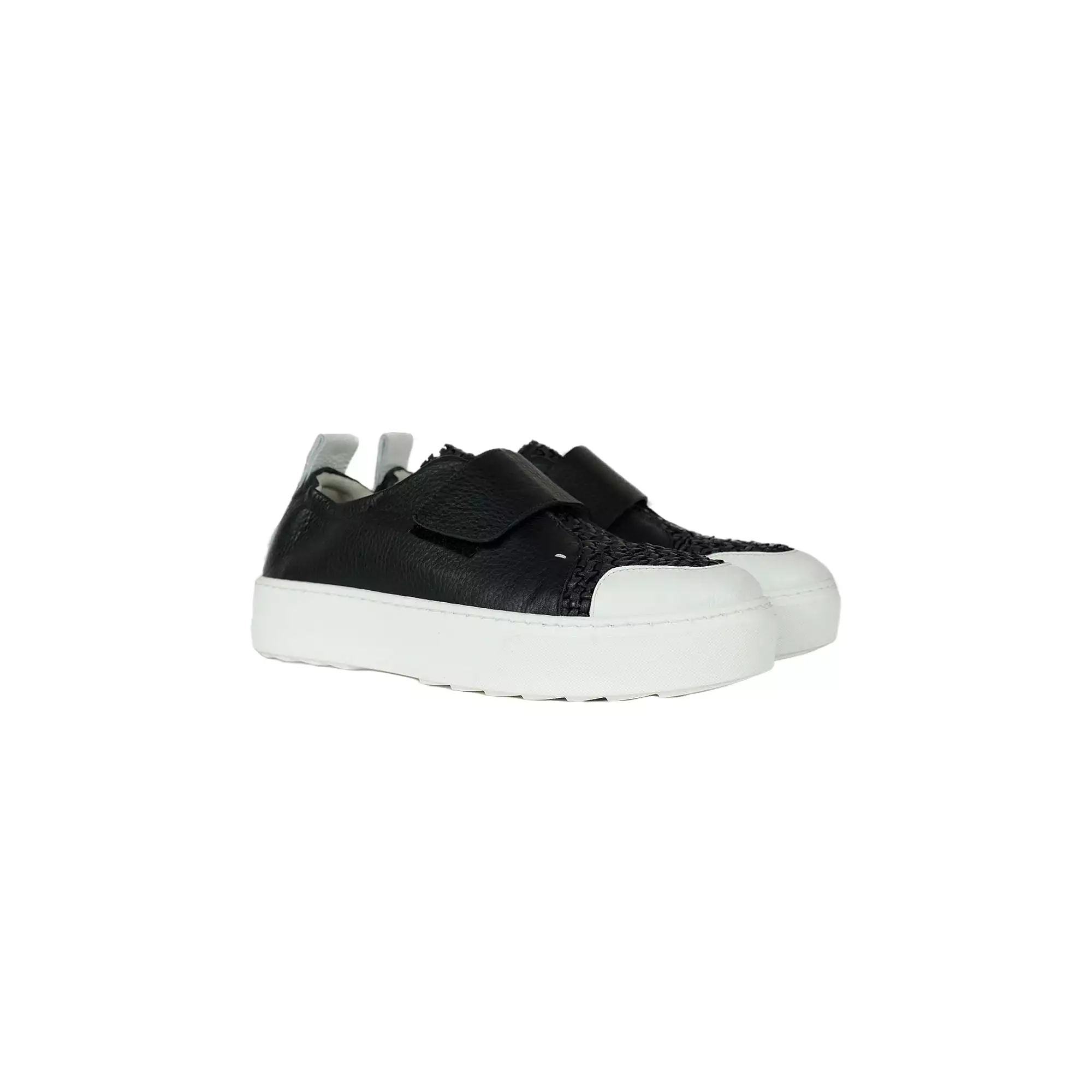 Sneaker Intreccio Uncinetto Black