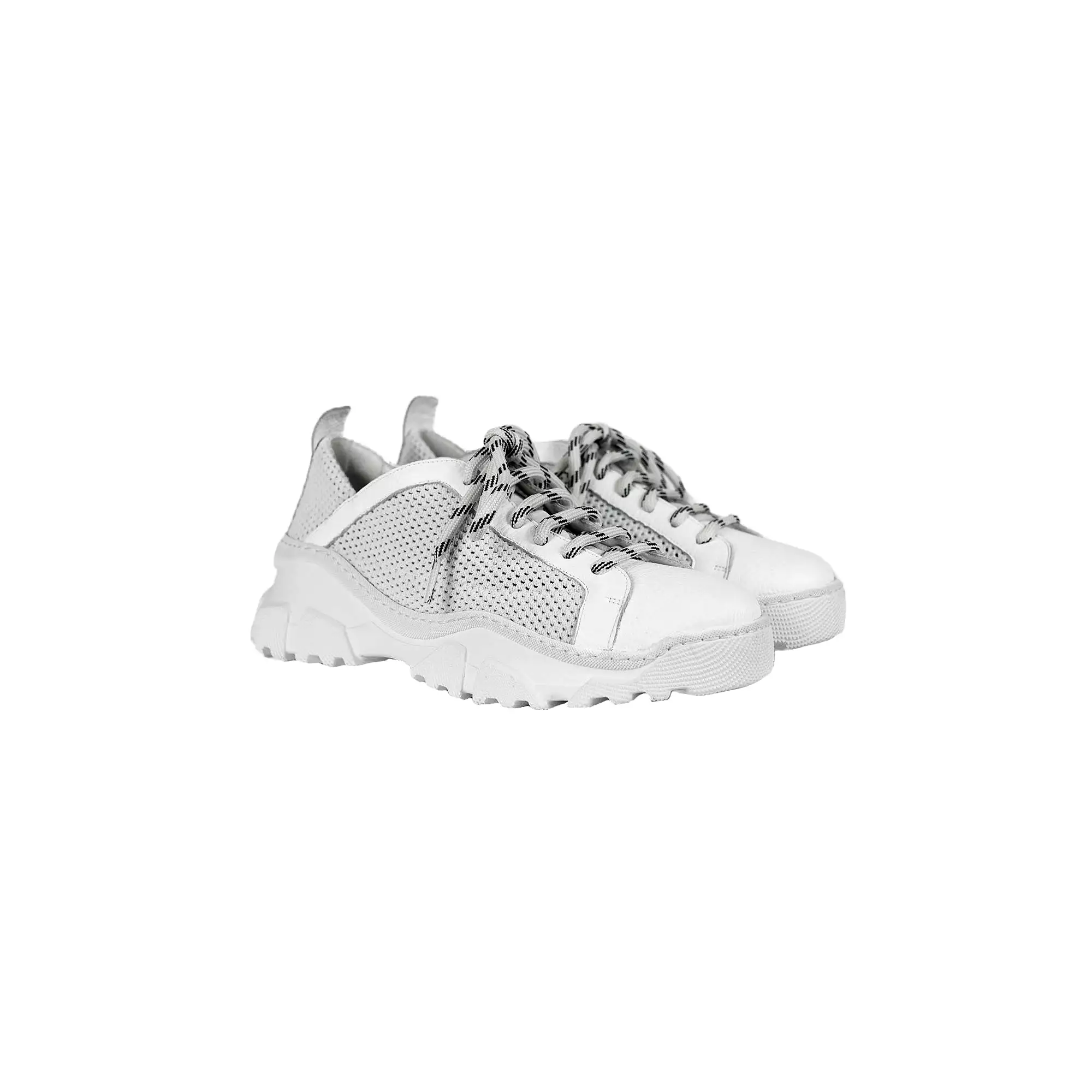 Sneaker Rete Stretch Chalk White