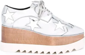 Stella McCartney Elyse platform shoes Metallic