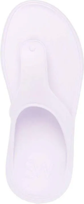 Stuart Weitzman Stuflex flip flops Purple