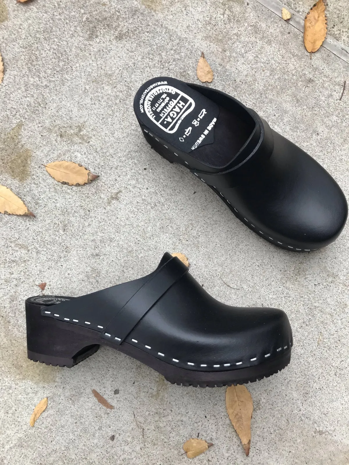 Swedish Clogs - Black 