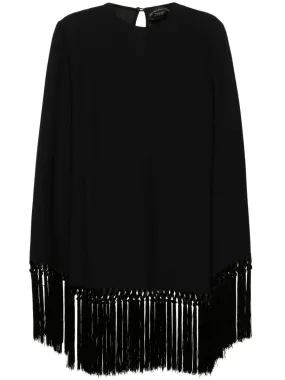 Taller Marmo Main    Taller Marmo Main Claudia Fringed Crêpe Mini Dress