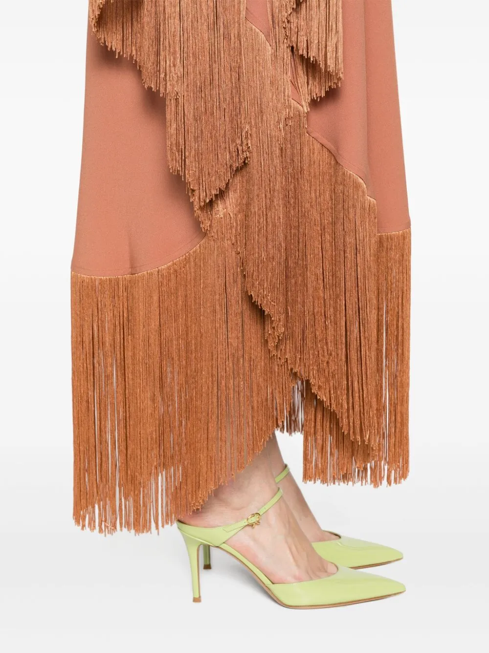 Taller Marmo Main    Taller Marmo Main Spritz Fringed Long Dress