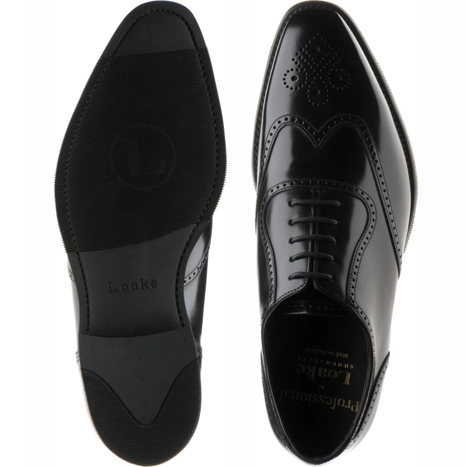 Tay rubber-soled brogues